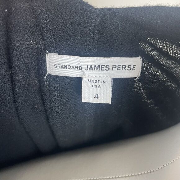 Standard James Perse Women's Black Open Front Cotton Cardigan Size 4 (US XL) - Picture 6 of 9